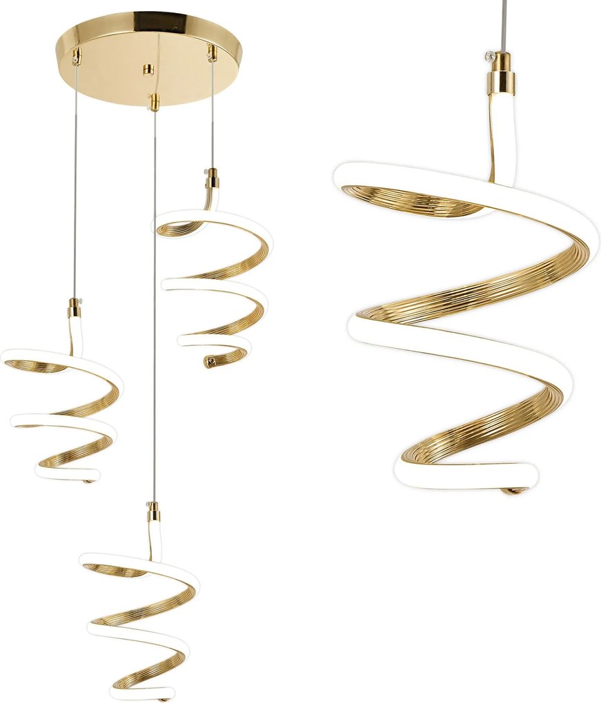 LED hanglamp G075-3CPR Gold