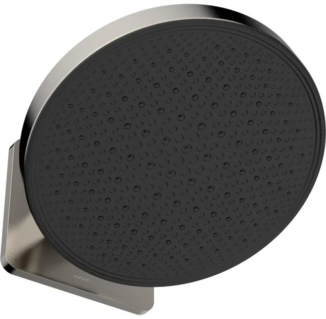 Hotbath MATE Hoofddouche - 30cm - opbouw - rond - rond - Geborsteld nikkel M420GN