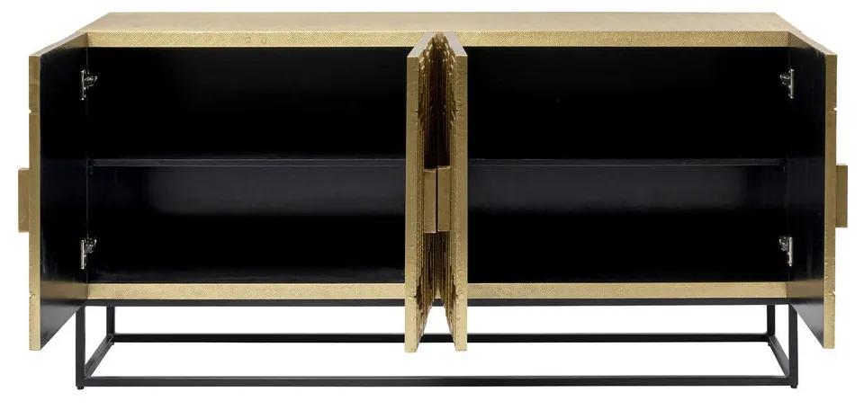 Kare Design Marrakesh Dressoir Gouden Ornamenten - 160x40x80cm.