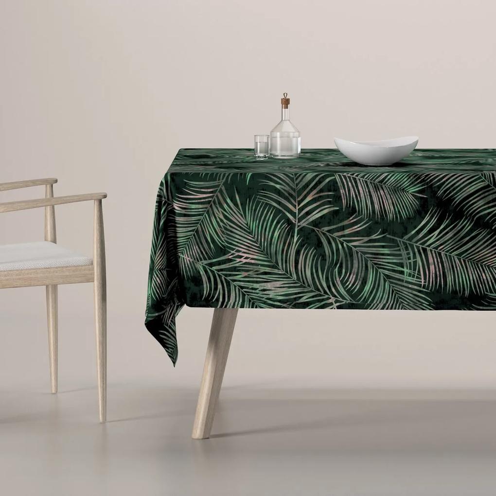 Dekoria Rechthoekig tafelkleed, groen, 130 x 130 cm