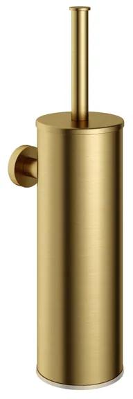 Hotbath Cobber X WC-borstelgarnituur - wandmodel - geborsteld messing PVD CXA11BBP