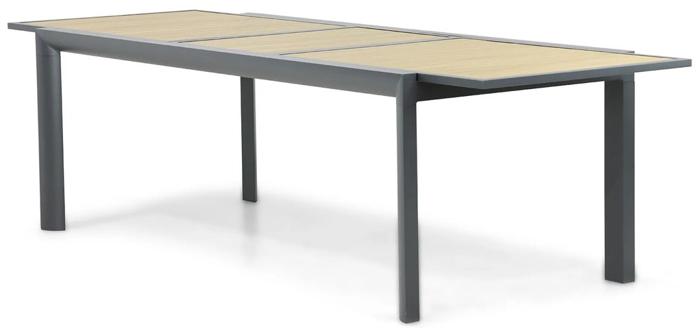 Dining Tuintafel   uitschuifbaar 214/273 x 100 cm Aluminium Grijs  Rosarno