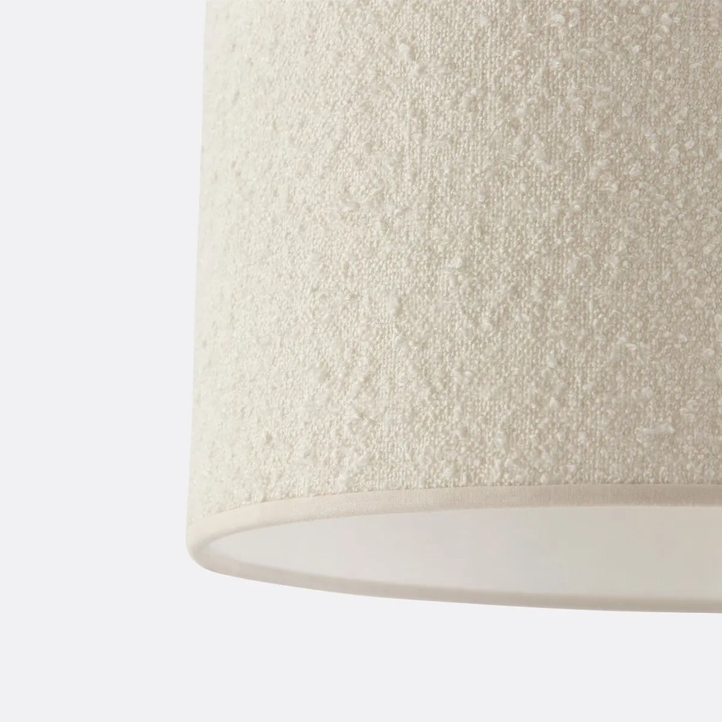 Hanglamp/Lampenkap in boucletteØ30 cm, Lockie