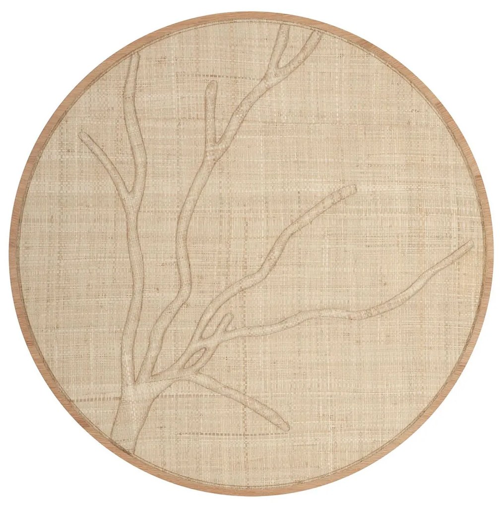 Must Living Jungle Rond Wandpaneel Jute Beige