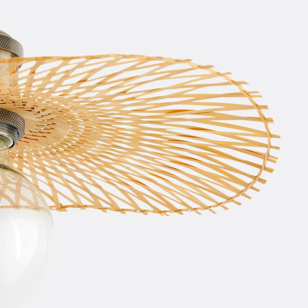 Luchtige hanglamp in bamboeØ30 cm, Ezia