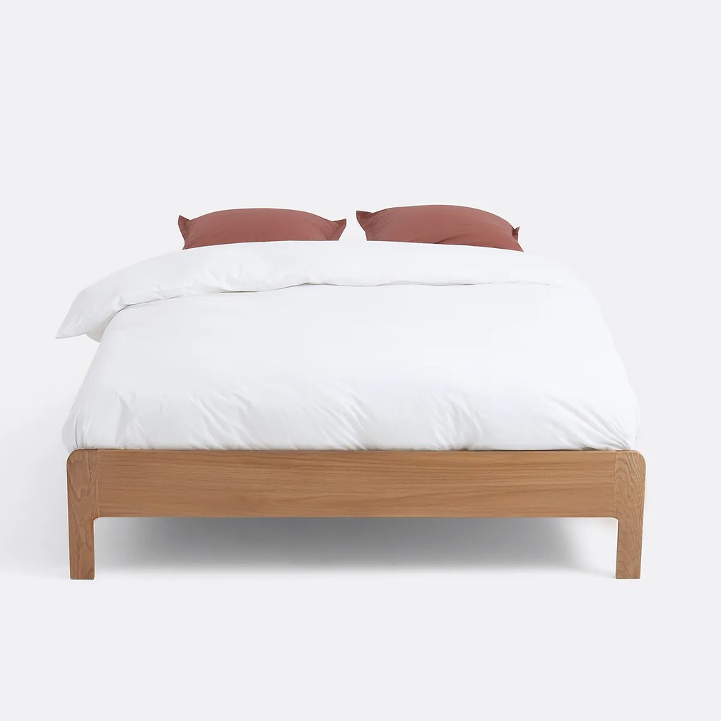 Eiken bed met boxspring, TALET