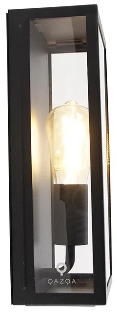 Smart buiten wandlamp zwart incl. WiFi ST64 IP44 - Rotterdam