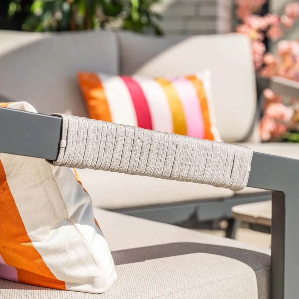 Garden Impressions Milou loungeset 4-delig - donker grijs