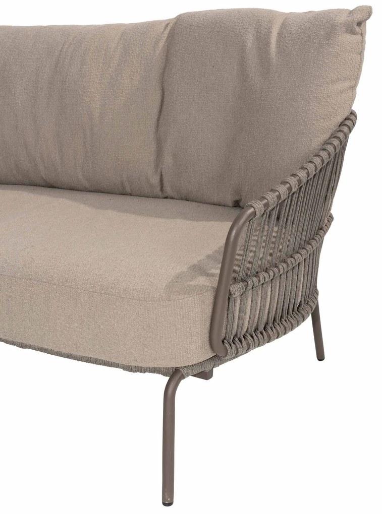 4 Seasons Outdoor Capalbio 3-zits loungebank terre SALE Loungebank   bruin weerbestendig
