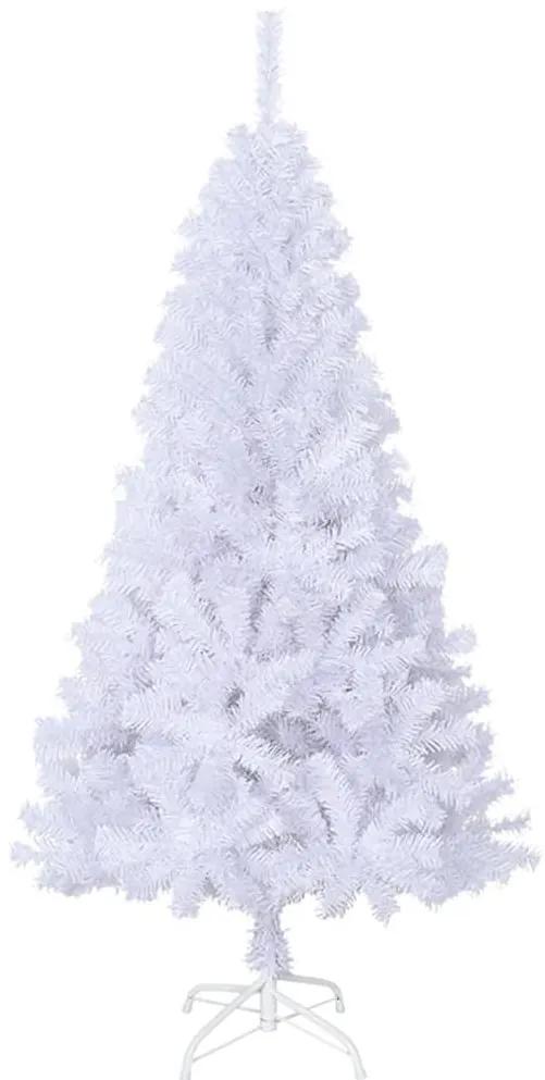 vidaXL Kunstkerstboom met dikke takken 120 cm PVC wit