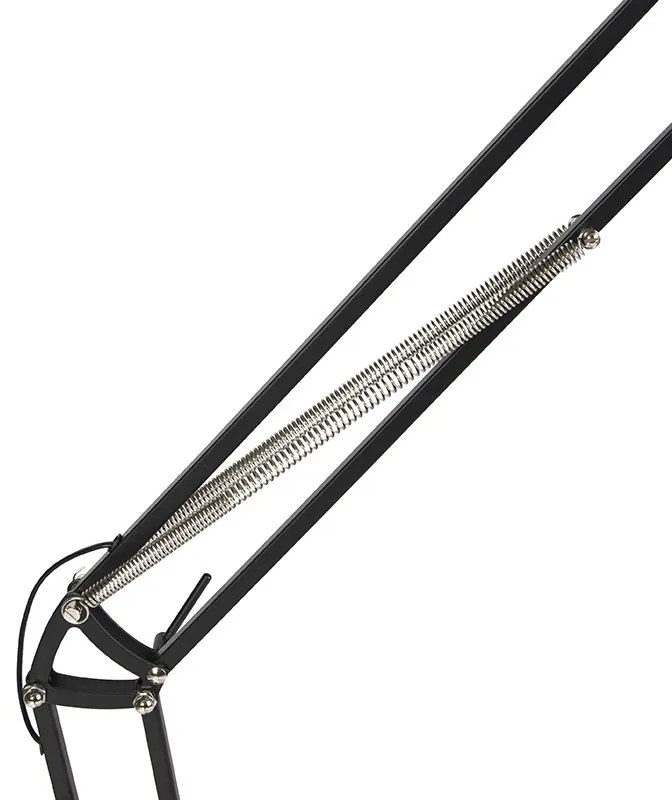 Smart vloerlamp zwart verstelbaar incl. Wifi A60 - Hobby