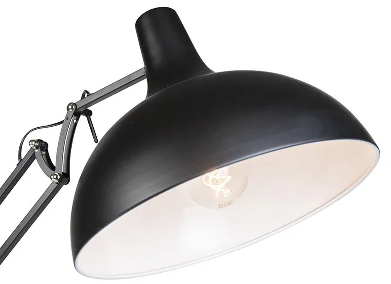 Smart vloerlamp zwart verstelbaar incl. Wifi A60 - Hobby Retro E27 rond Binnenverlichting Lamp