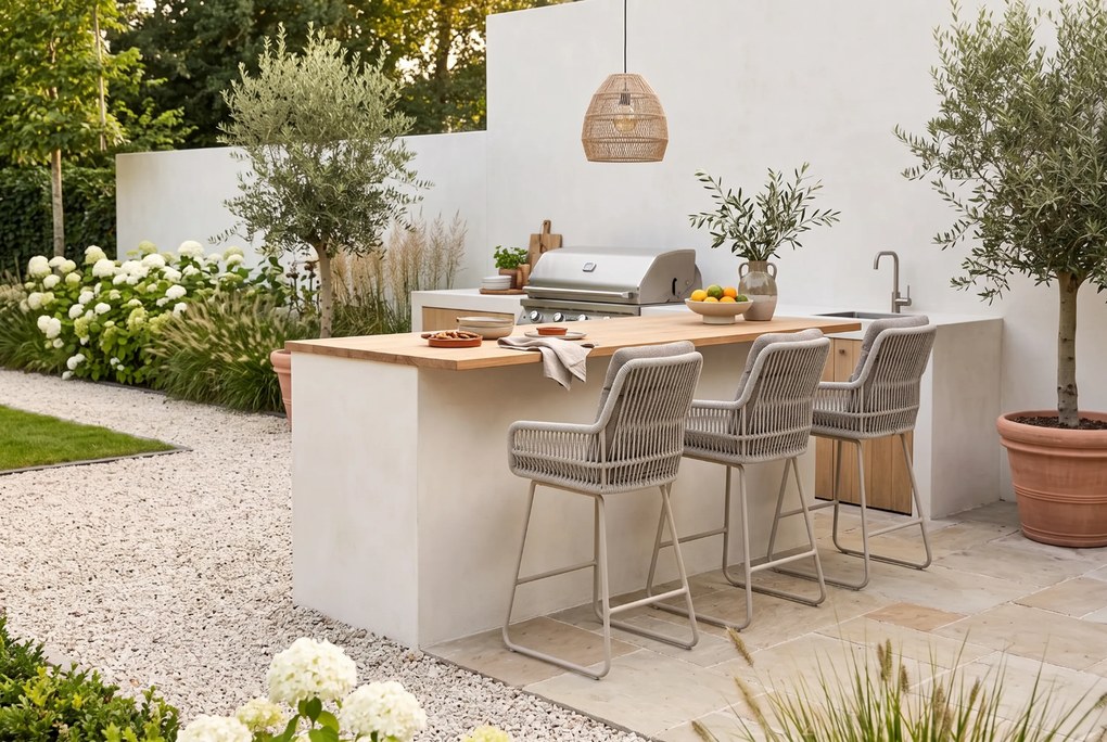 Barstoel Rope Zand/Beige Lifestyle Garden Furniture Vicente dining loft