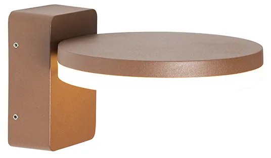 Moderne buiten wandlamp roestbruin incl. LED IP54 - Esmee