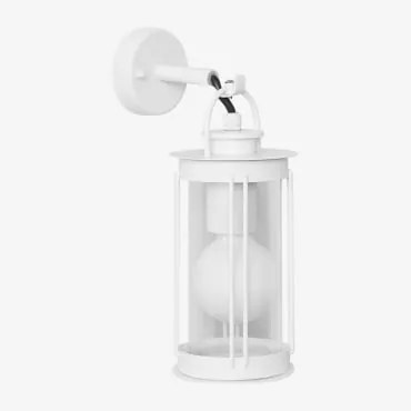 Tolira Rvs Buitenwandlamp Wit - Sklum