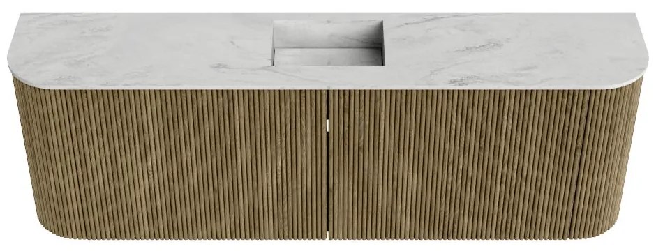 Mondiaz Joya DLux 125cm toiletmeubel ronding links/rechts dusk met wastafel faye midden zonder kraangat opalo