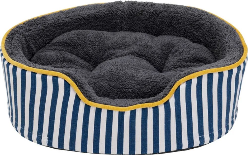 Honden En Kattenmand Blauw Wit Gestreept