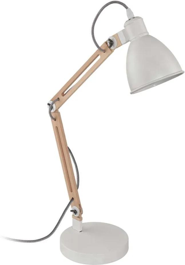 EGLO tafellamp Tonora 1 - wit/hout - Leen Bakker
