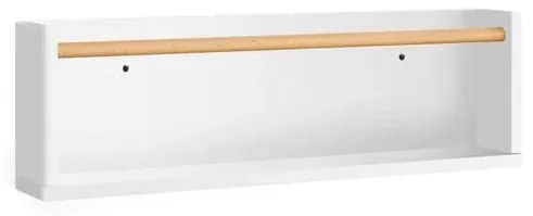 Kave Home - Shantal-boekenplank Van Massief Beukenhout, Witte