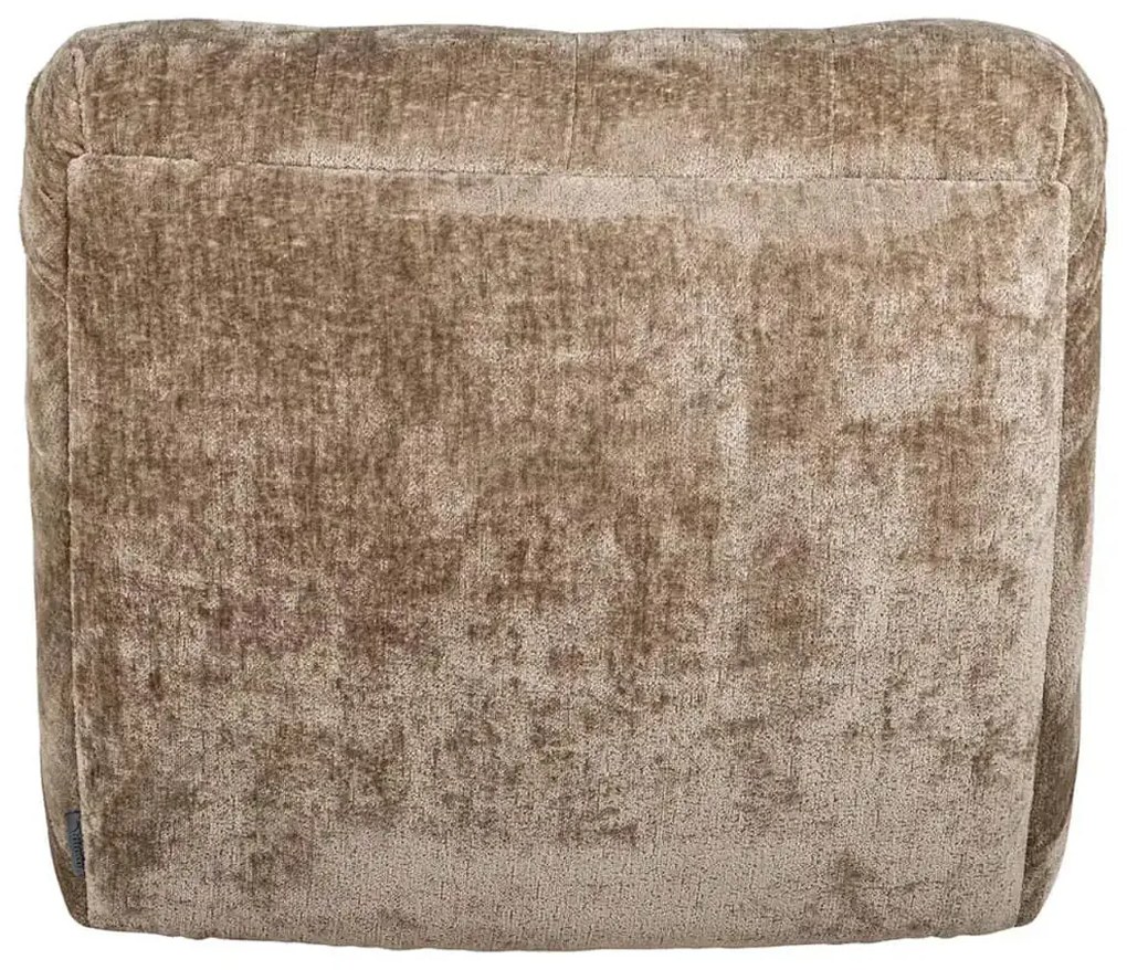 Richmond Interiors Rosy Fauteuil Draaibaar Taupe Chenille Stof