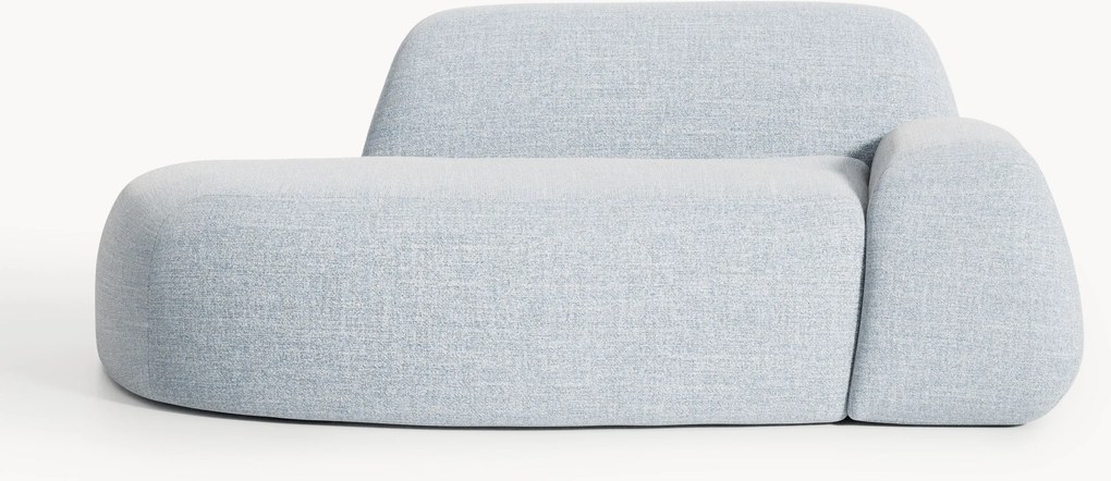 Bouclé bank Wolke (2-zits) met chaise longue