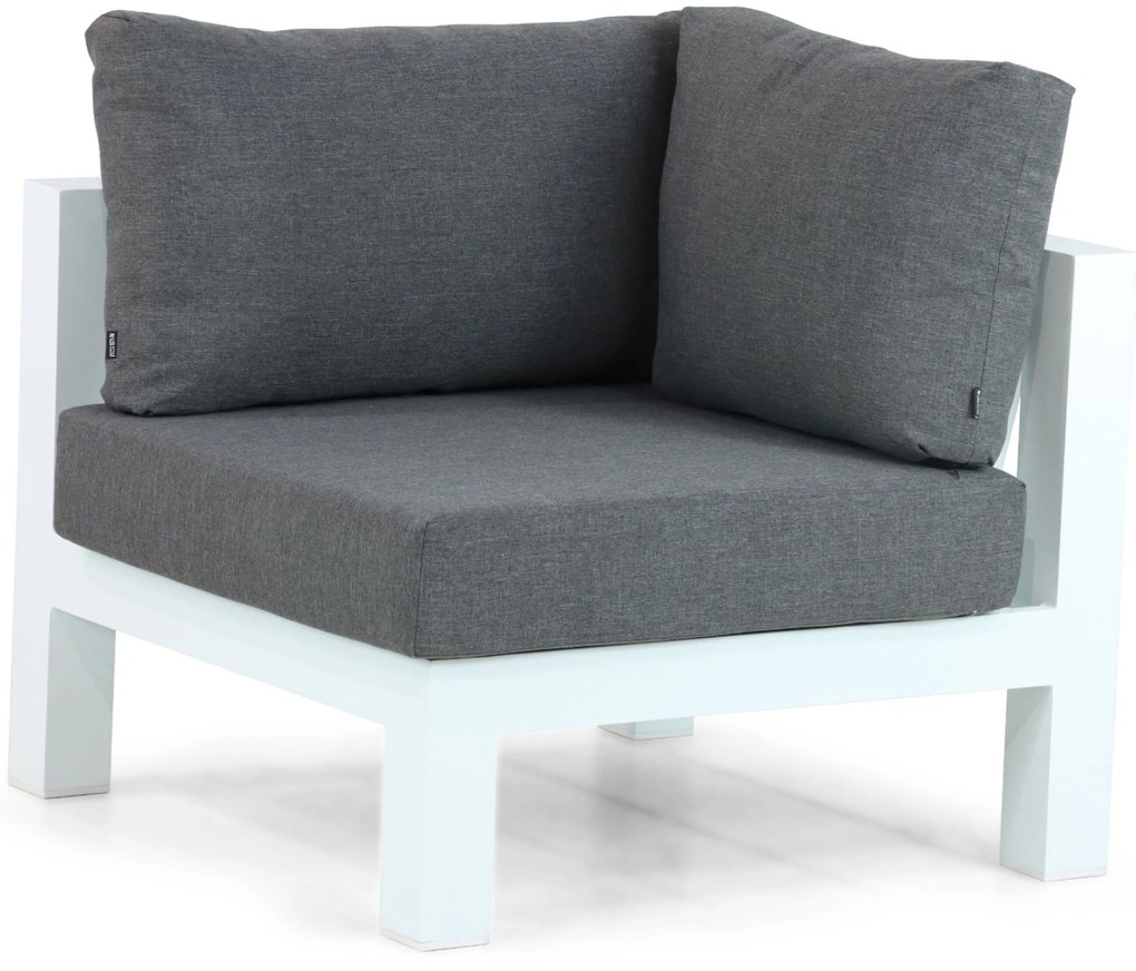 Hoek loungeset 5 personen Aluminium Wit Lifestyle Garden Furniture Luca