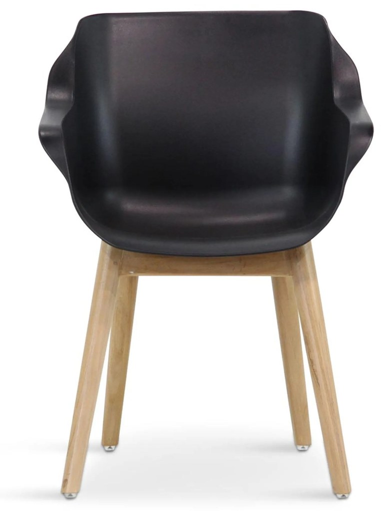 Tuinset 6 personen 240 cm Kunststof Zwart Hartman Sophie