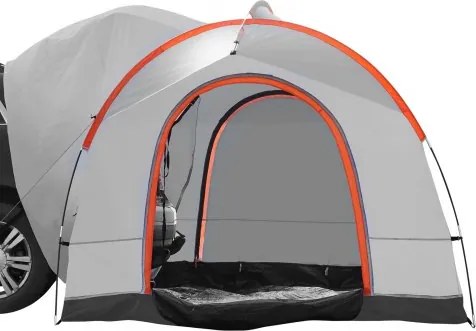VEVOR Daktent Bus Luifel 240 x 240 x 230 cm, Autotent Achterklep Incl. Dubbellaagse Tent PU2000 mm Daktent Autodaktent Waterdicht, Geschikt voor Kamperen, Avontuur, Reizen, Picknick etc.