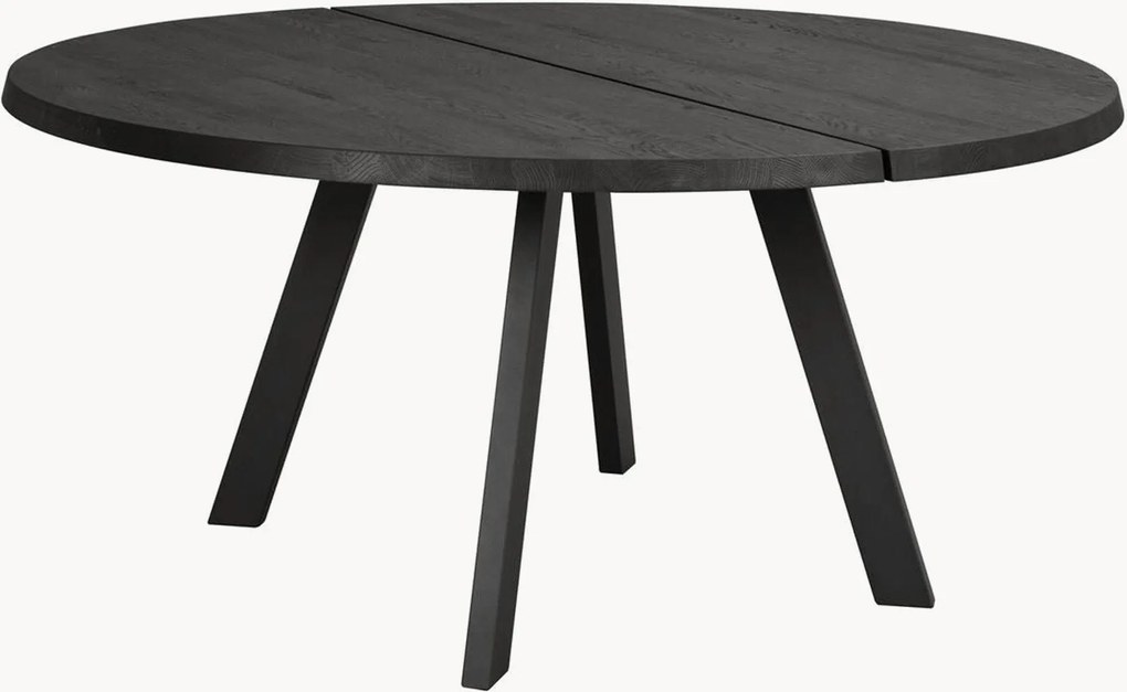 Ronde eettafel Fred met essenhouten tafelblad