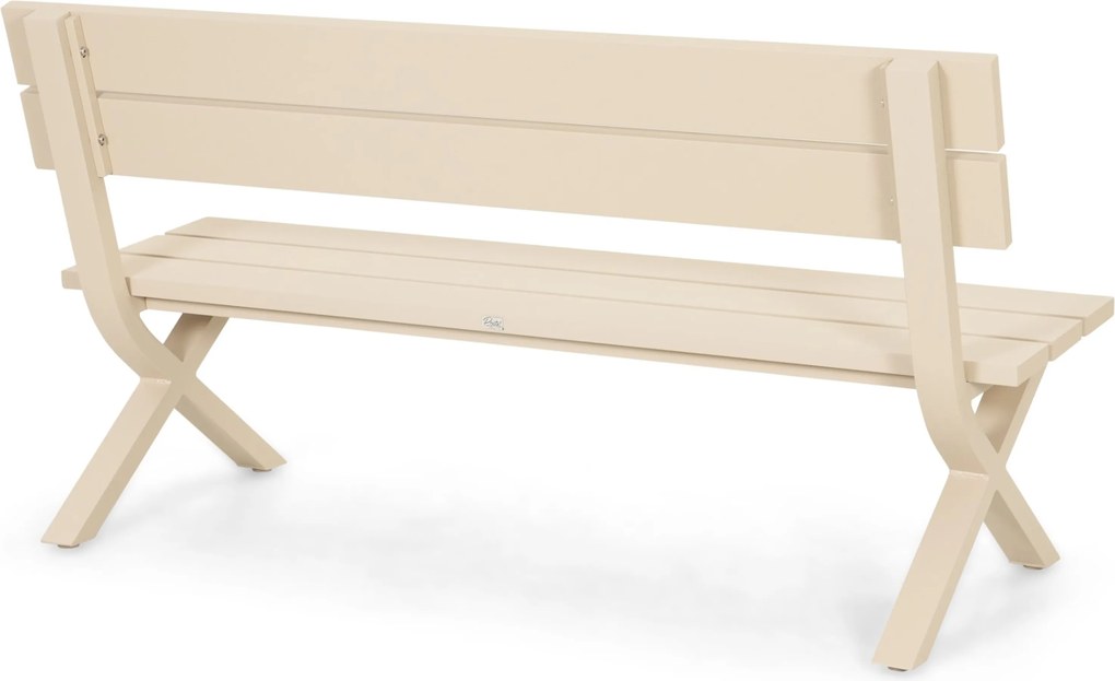 Tuinbank  aluminium 160 cm Aluminium Zand/Beige  Presto Crosano
