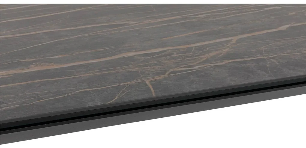 Goossens Excellent Eettafel Cipressen, Rechthoekig 180 x 90 cm met afgeronde hoeken