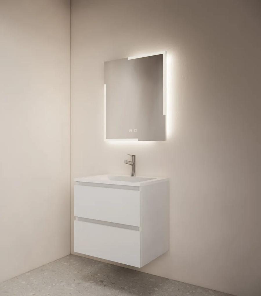 Gliss Design Melite spiegel met LED-verlichting en verwarming 60x70cm