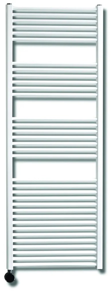 Sanicare elektrische design radiator 45x172cm wit met thermostaat links zwart