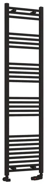 Eastbrook Wendover handdoekradiator 40x160cm 632W zwart mat