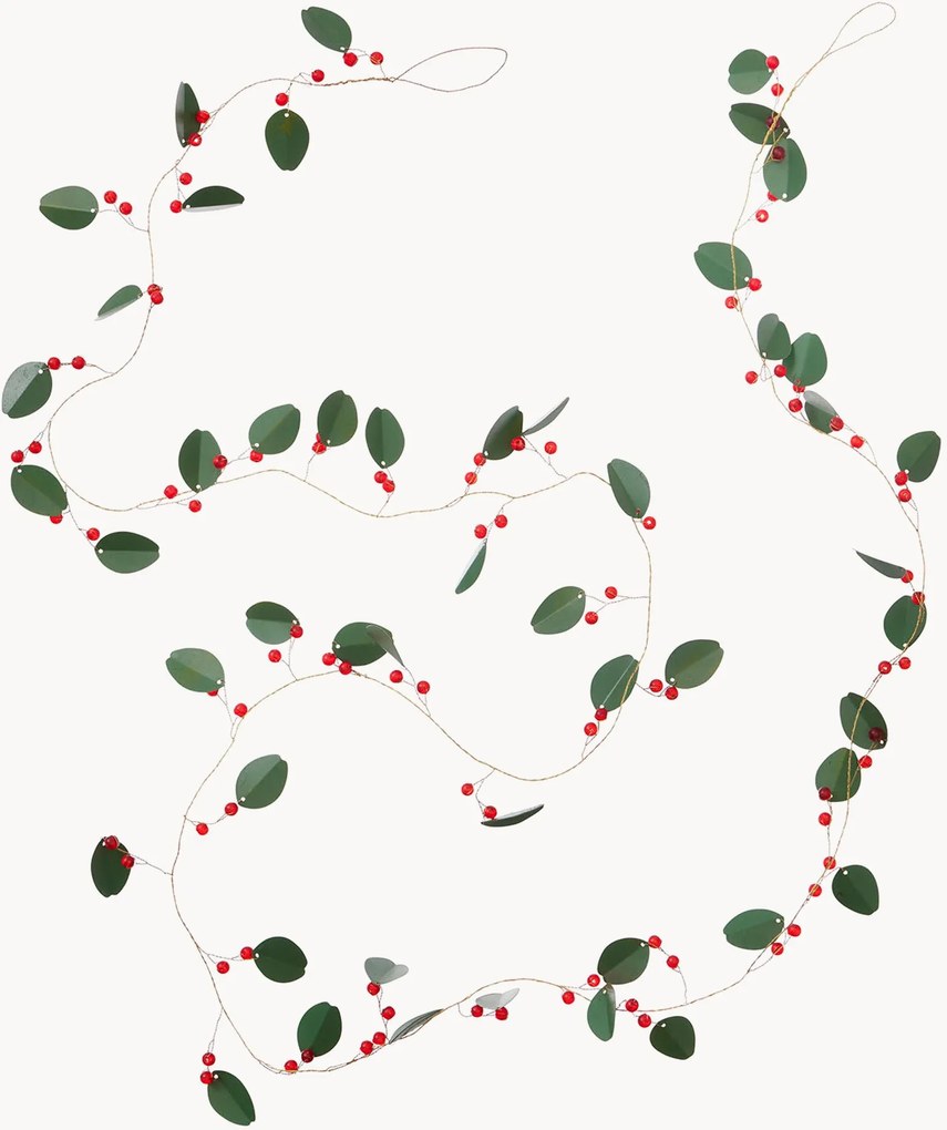 Handgemaakte kerstguirlande Forest, L 180 cm