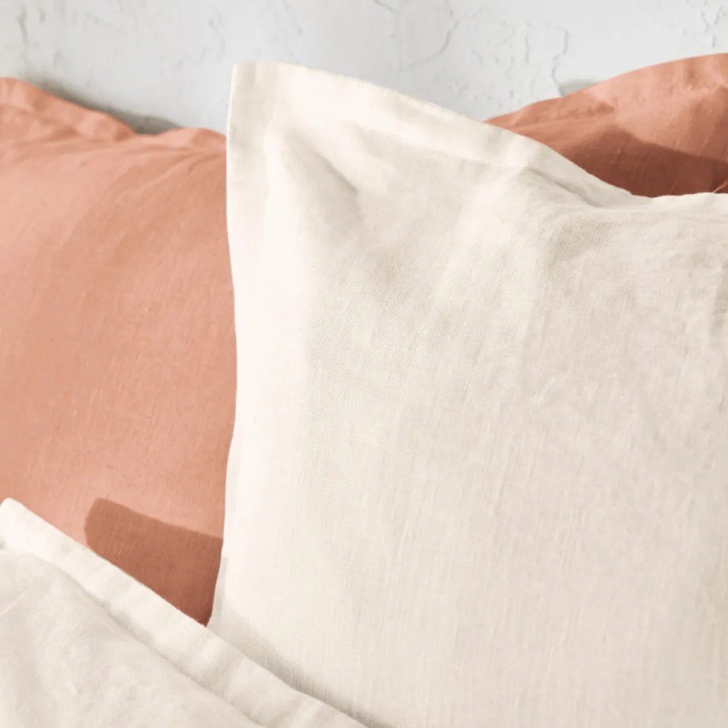 Kussensloop in gewassen linnen, Linot