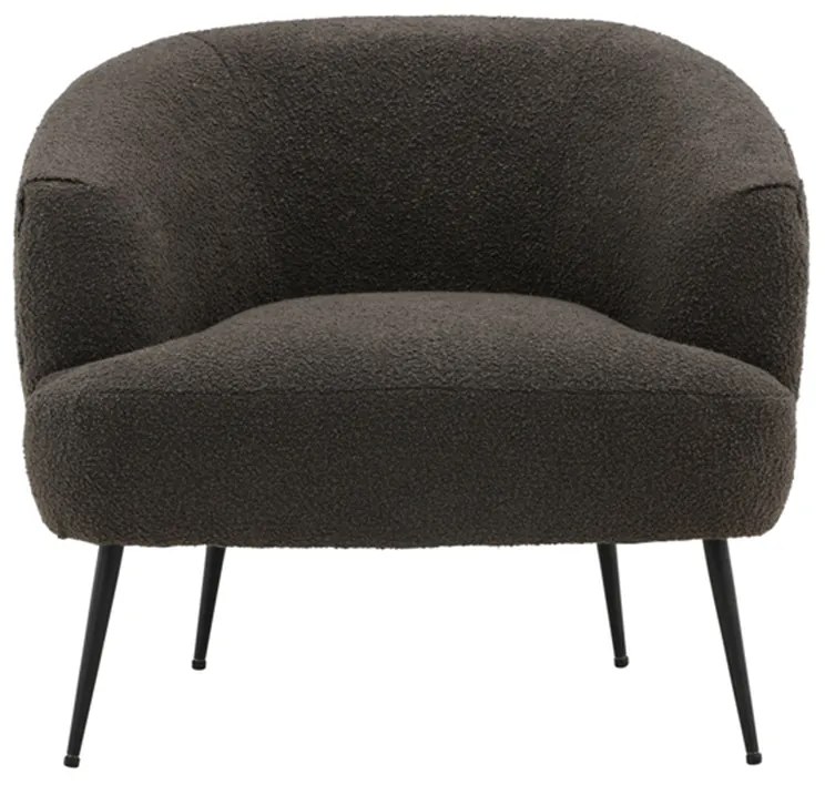 Moderne Ronde Fauteuils Donkergrijs