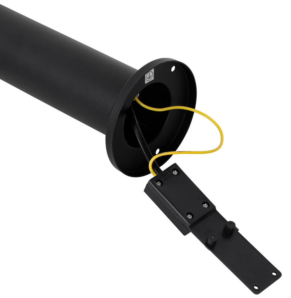 Staande buitenlamp zwart 80 cm IP44 verstelbaar 2-lichts - Duo