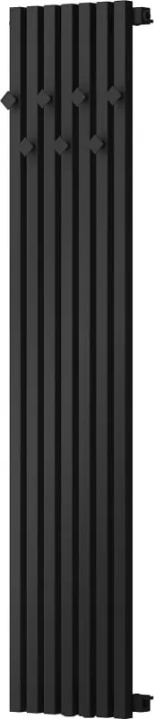 Mexen Flux decoratieve badkamerradiator 1500 x 340 mm, 630 W, zwart - W127-1500-360-00-70