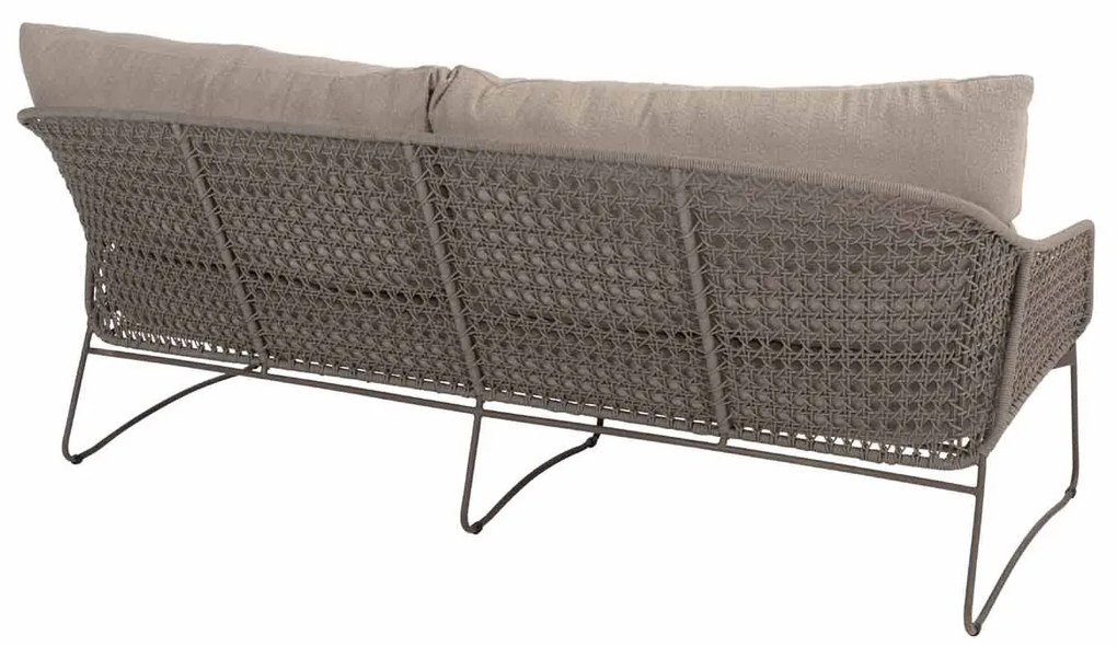 4 Seasons Outdoor Moretti 3-zits loungebank terre  Loungebank    bruin weerbestendig