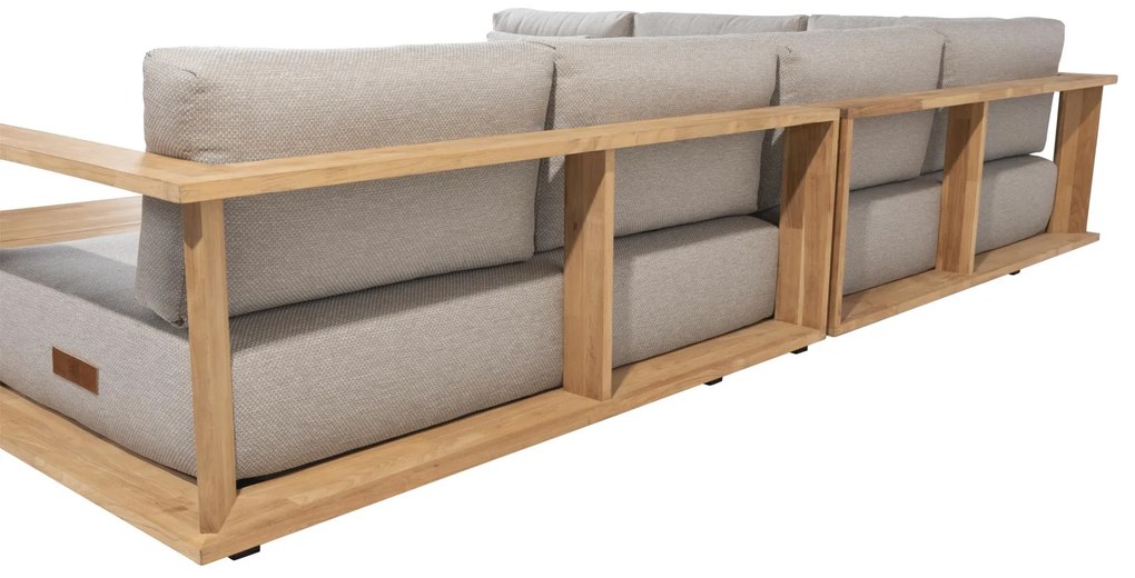 4 Seasons Outdoor Eternity hoekbank teak SALE Loungeset    weerbestendig