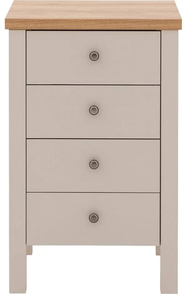Goossens Ladekast Riviera, Commode 4 laden 52 cm breed