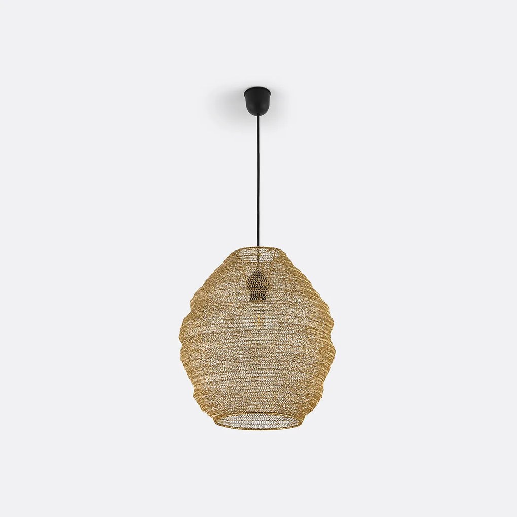 Hanglamp in ijzergaas Ø54 cm, Mita