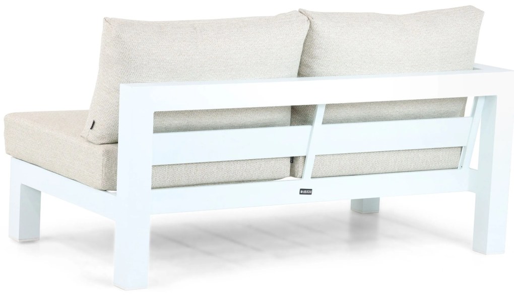 Hoek loungeset 5 personen Aluminium Wit Lifestyle Garden Furniture Luca