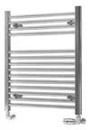 Eastbrook Biava multirail handdoekradiator 60x70cm 344W chroom