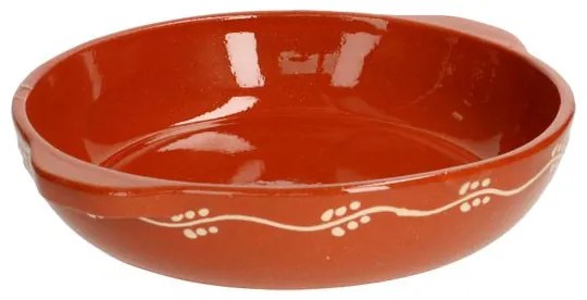 Ovenschaal met takjesslinger, terracotta,Ø 21 cm
