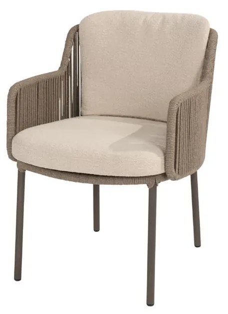 4 Seasons Outdoor Bernini tuinstoel terre SALE Tuinstoel bruin weerbestendig