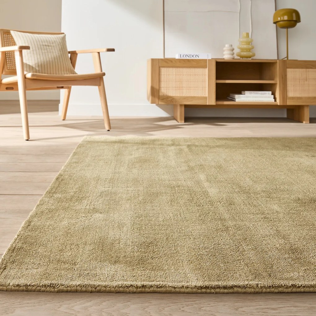 100% Tencel™ vloerkleed, handgemaakt, used aspect, IZRI