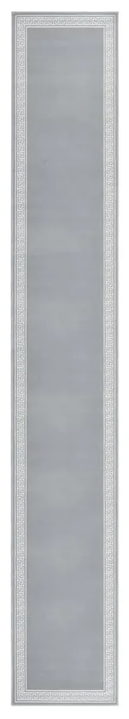vidaXL Tapijtloper 60x450 cm BCF grijs met motief