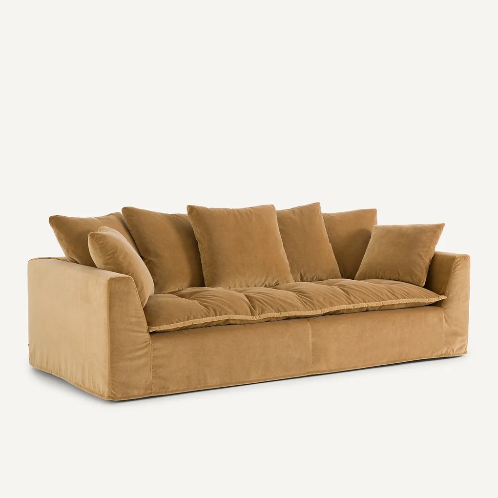 Zitbank fluweel-linnen, Otavia